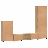 TV Cabinet Set FLORIN 3 pcs Artisan Oak Engineered Wood 3397963