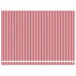 Retractable Awning Manual Red and white 450 x 300 cm Fabric 3330918