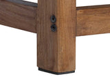 Stool Natural 37 x 37 x 46 cm Mahogany Wood 42012398