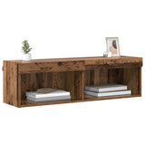 TV Cabinet Set Old Wood 100 x 30 x 30 cm Engineered Wood 886249