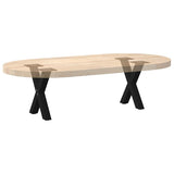 Coffee Table Legs X-Shaped 2 pcs Black 30x cm Steel 4012868