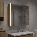 Bathroom Mirror Cabinet Artisian Oak 73.5 x 15.5 x 70 cm 889262