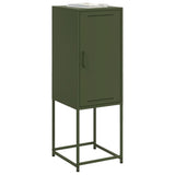 Highboard Olive Green 36x39x107 cm Steel 846534