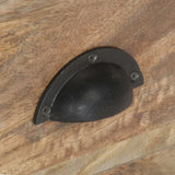 TV Cabinet 110x30x50 cm Solid Mango Wood 286384