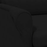 Armchair Black 76 x 94 x 102 cm Microfibre 42009873