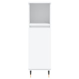 ZNTS 3 Piece Bathroom Cabinet Set White Engineered Wood 3187781