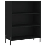 Highboard Black 69.5x32.5x180 cm Engineered Wood 3189582