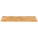 Table Top Live Edge 140x60x3.8 cm Solid Wood Mango 370505