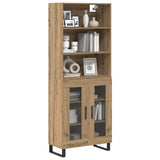Highboard 2 pcs Artisan Oak Engineered Wood 3403190