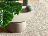 Rug ZIZUR Cream 200x200 cm Jute Look Indoor and Outdoor 4010367