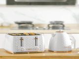 1.7L 3000W Fast Boil Kettle & 4 Slice Toaster Set, Kettle and Toaster Set with 7 Browning Controls, T3398P344227