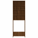 Washing Machine Cabinet Brown Oak 64x24x190 cm 815953