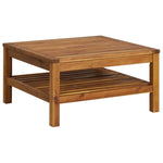Coffee Table 65x65x35 cm Solid Acacia Wood 316292