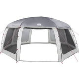 Pool Tent with Removable Fly & Mesh Walls Grey 690x690 cm 4100642