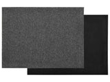 Carpet 20 pcs Anthracite 50 x 50 cm 100% Polypropylene 42046746