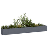 Planter Anthracite 360x40x40 cm Cold-rolled Steel 860698