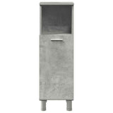 3 Piece Bathroom Furniture Set Concrete Grey Engineered Wood 3324854