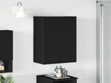 Bathroom Cabinet Wall-mounted with Door Black 39 x 23.5 x 65 cm 883385