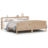 Bed Frame without Mattress 180x200 cm Super King Solid Wood Pine 3306216
