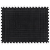 Rubber Floor Tile Black 12 mm 90x120 cm 155672