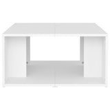 Coffee Tables 4 pcs White 33x33x33 cm Engineered Wood 806813