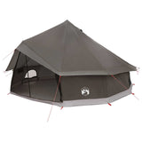 Tipi Tent Brown Grey 500 x 500 x 300 cm Polyester and Steel 42029033