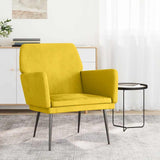 Armchair Yellow 62x79x79 cm Velvet 351378