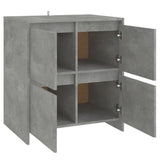 Sideboard Concrete Grey 70x41x75 cm Engineered Wood 809768