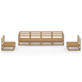 6 Piece Garden Lounge Set Honey Brown Solid Pinewood 3075402