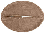Cushion Cover 6 pcs HEERLEN Brown 60 cm Chenille Fabric 922966