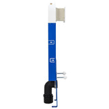 Cistern Frame Height Adjustable White 50 x 8 x 131 cm Steel 4106575