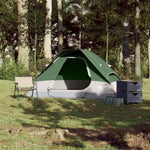 ZNTS Camping Tent Dome 2-Person Green Waterproof 94773