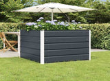 Planter Anthracite 100 x 100 x 75 cm Steel 42018183