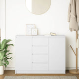 Sideboard with Drawers White 100.5x35x76 cm Engineered Wood 3328444