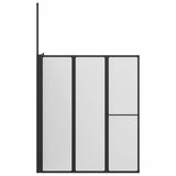 Shower Screen Folding White Aluminium 42009757