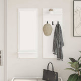 Wall-Mounted Coat Rack White 70 x 10 x 90 cm Engineered wood 874523