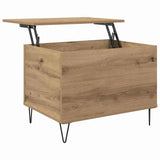Coffee Table Artisan Oak 60 x 44.5 x 45 cm Engineered Wood 882670