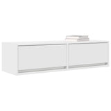 TV Cabinet with Drawer White 100 x 31 x 25.5 cm Engineered wood 861526