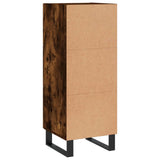 Sideboard Smoked Oak 34.5x34x90 cm Engineered Wood 828633