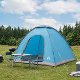 Camping Tent with Roof with Air Vent Blue 190 x 140 x 105 cm 42028628