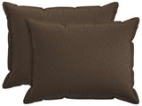 Cushion with Pillow HOUTEN 2 pcs Taupe Faux Linen 936407