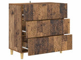 Drawer Cabinet Old Wood 66 x 34.5 x 90 cm Engineered Wood 895073