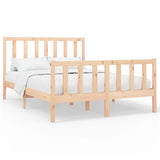 Bed Frame without Mattress 120x200 cm Solid Wood Pine 3106698