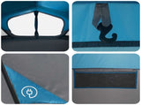 Cabin Tent Blue 480 x 273 x 205 cm Polyester and Steel 42028686