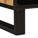Sideboard with Storage Brown 80 x 33 x 75 cm Solid Mango Wood 4018071