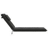 Sunlounger Cushion GEMERT 100% Polyester Anthracite 947526