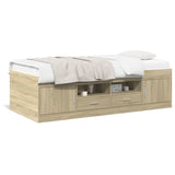 Daybed Sonoma oak Engineered wood Small Single Daybed 3280260
