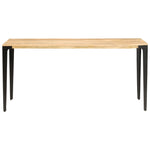 ZNTS Dining Table 160x80x76 cm Solid Mango Wood 286364