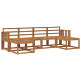 Outdoor Sofa Set 6 pcs Natural Engineered Wood 3366772