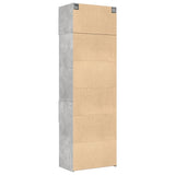 Storage Cabinet Concrete Grey 70x42.5x225 cm Engineered Wood 3281339